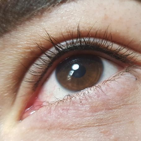 subtiele eyeliner met permanente make-up